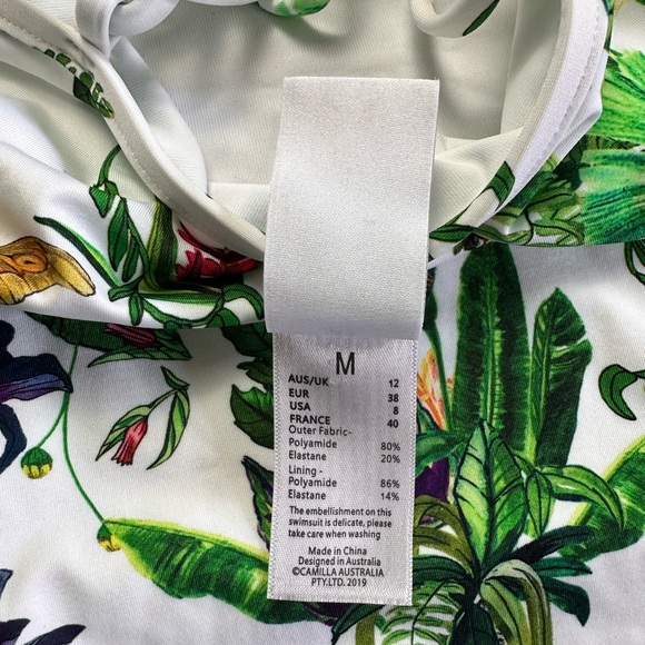 Camilla Swimwear Daintree Darling Tie Back One Piece With Trim - Picture 15 of 15